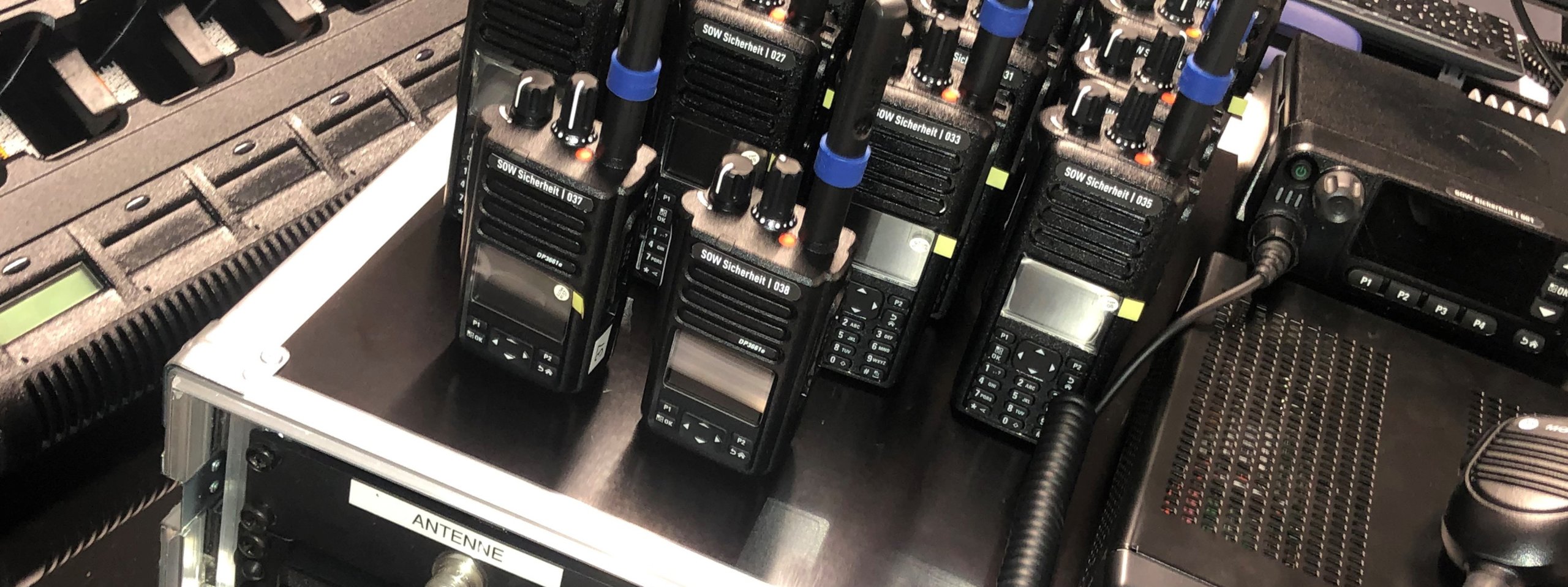 Digitalfunk Vermietung Funktechnik Motorola Repeater Sicherheitszentrale