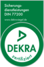 DIN 77200 DEKRA Zertifikat Siegel QM Zertifizierung Zertifiziert Qualitätsmanagement